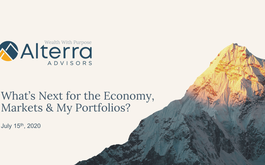 What’s Next for the Market, Economy & My Portfolio? 7-15-20 webinar replay